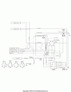 Troy Bilt 13WX79KT011 Horse XP (2011) Parts Diagram for Wiring Diagram