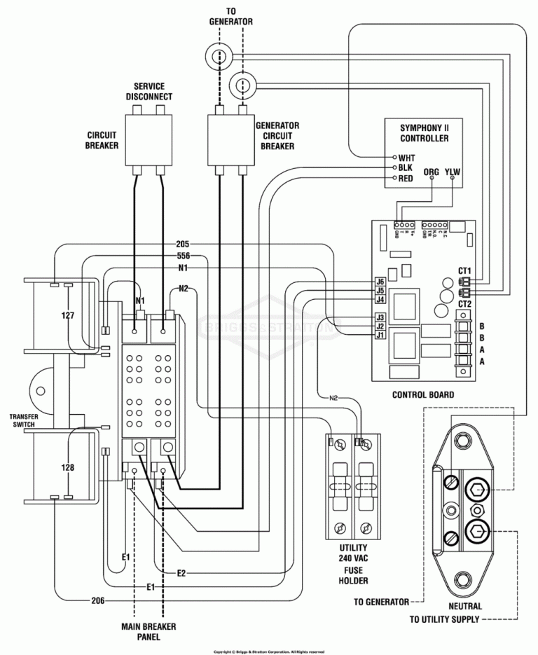 Briggs And Stratton 20Kw Generator Wiring Diagram