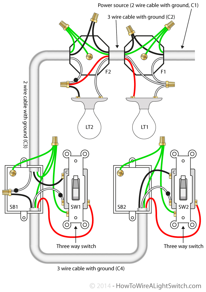 Wiring Diagram For 3 Way Switches Multiple Lights
