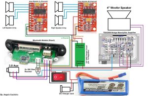 bluetooth speaker wiring diagram