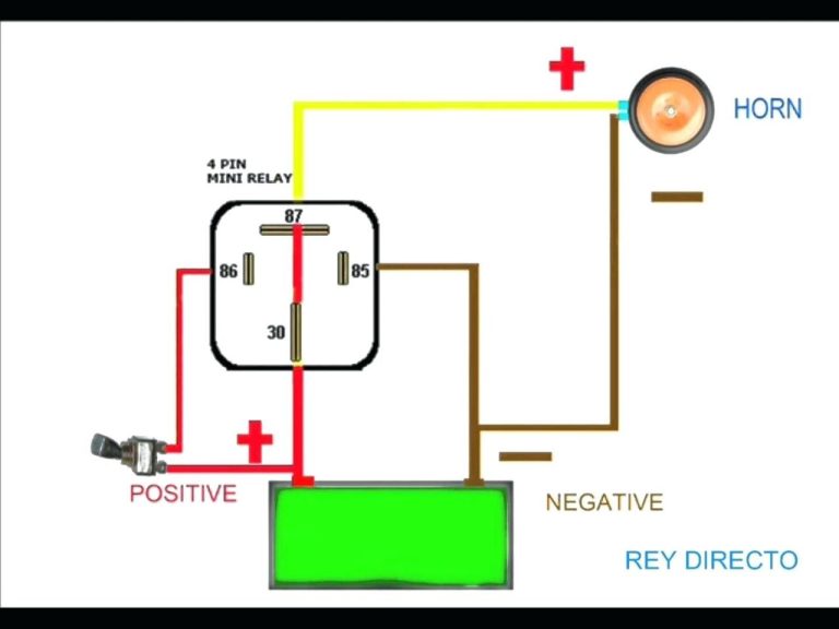 5 Pin Relay Wiring Diagram With Switch