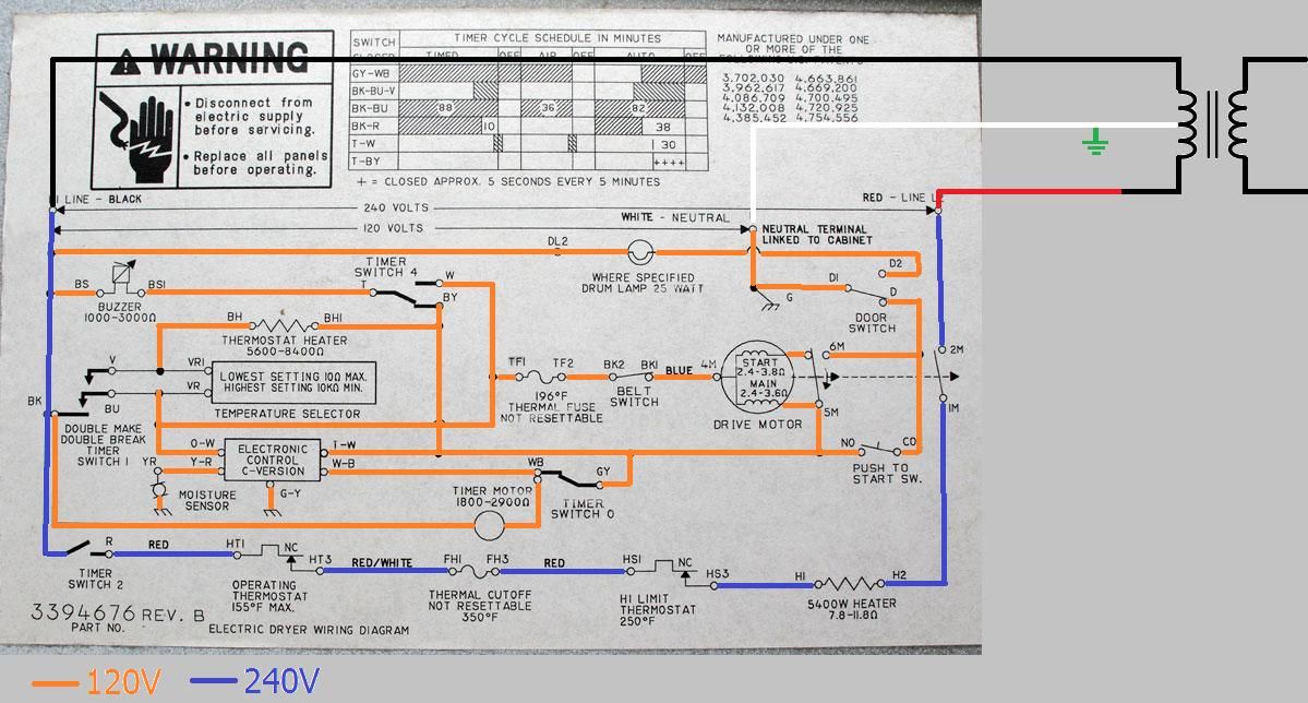 220 Volt Dryer Outlet Wiring Diagram