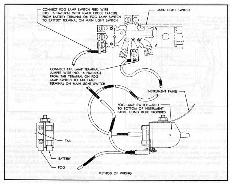1956 Chevy Headlight Switch Wiring Diagram