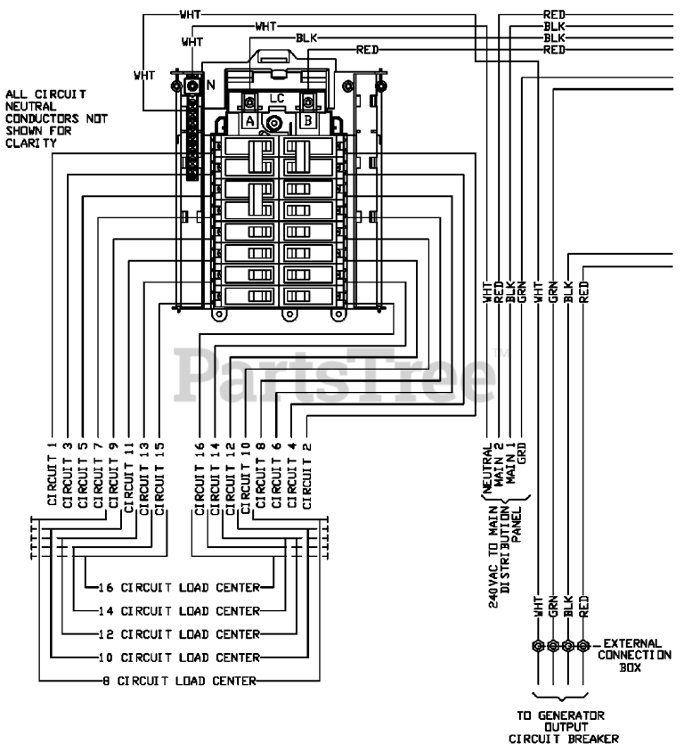 Generac 16 Circuit Transfer Switch Wiring Diagram