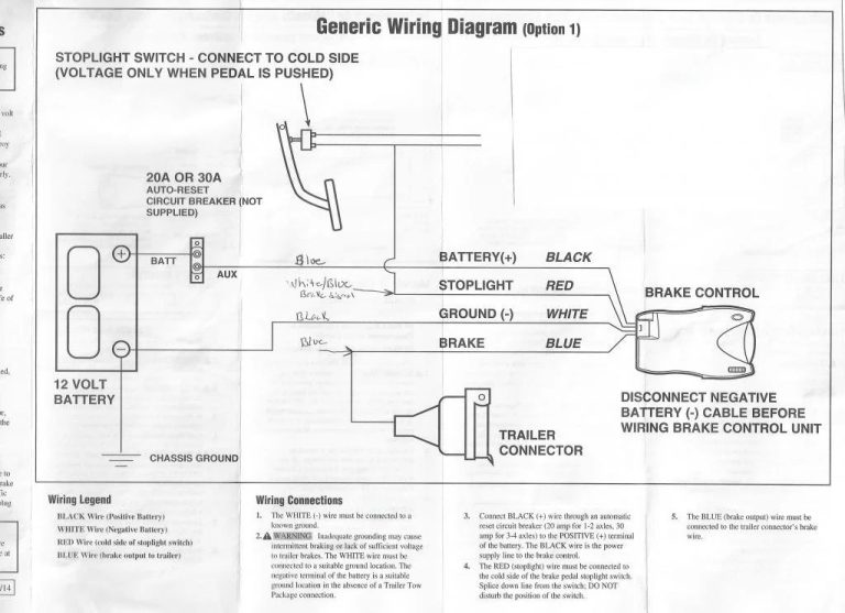 Tekonsha Wiring Diagram