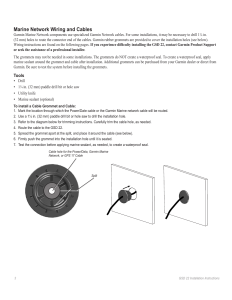 Marine network wiring and cables Garmin GSD22 User Manual Page 5 / 8