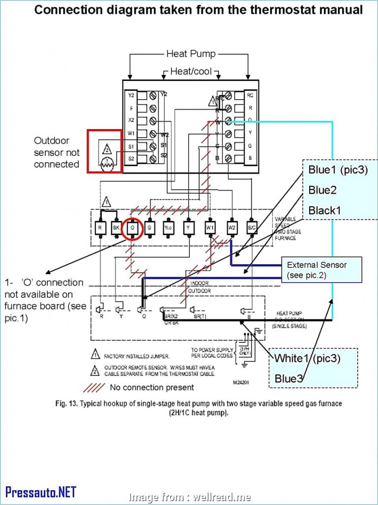 American Standard Heat Pump Thermostat Wiring Diagram