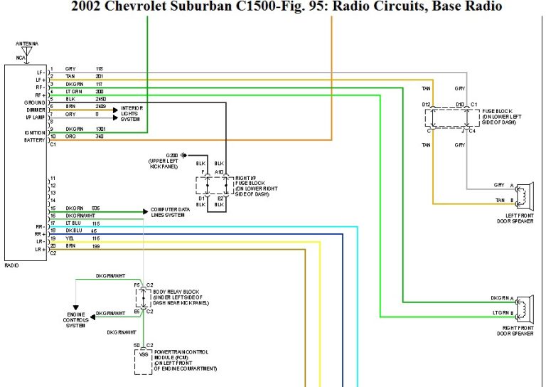 2007 Chevy Equinox Stereo Wiring Diagram