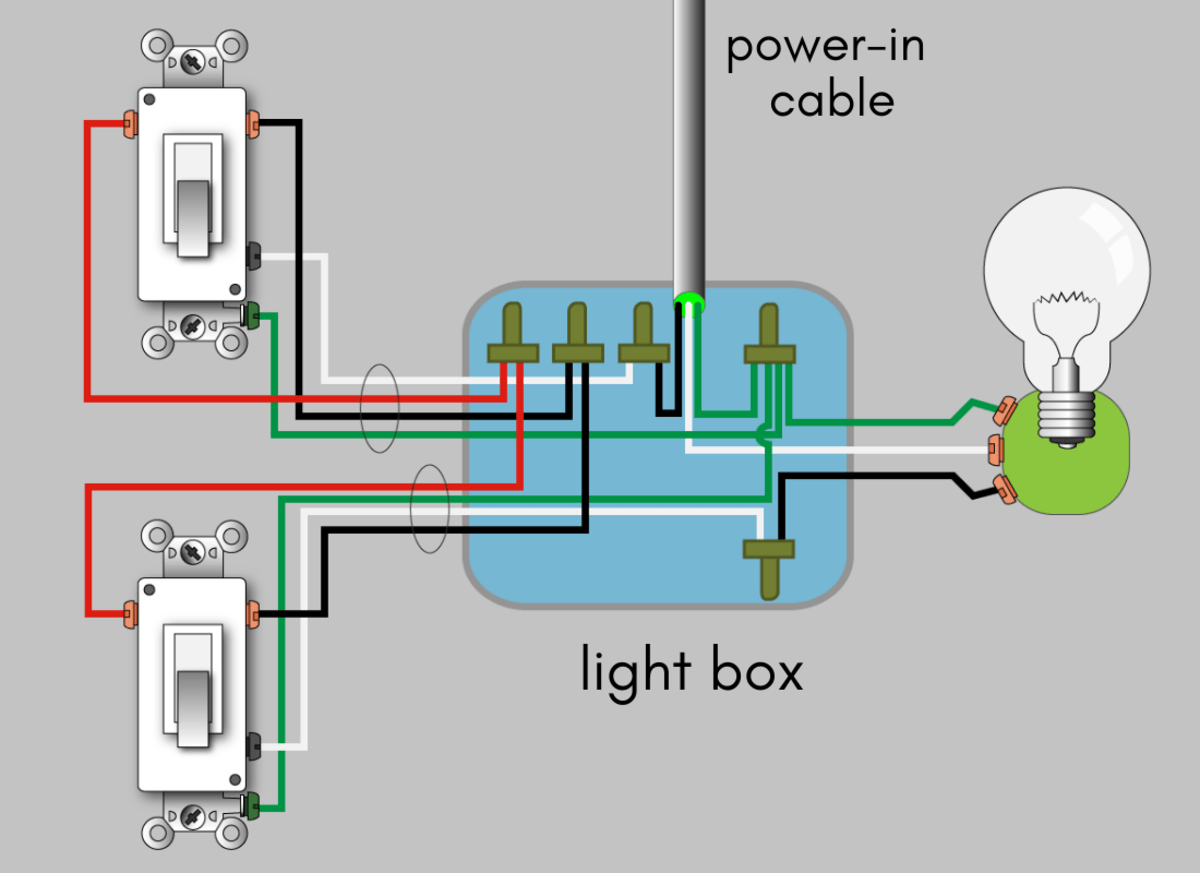 Three Way Switch Wiring With Two Lights