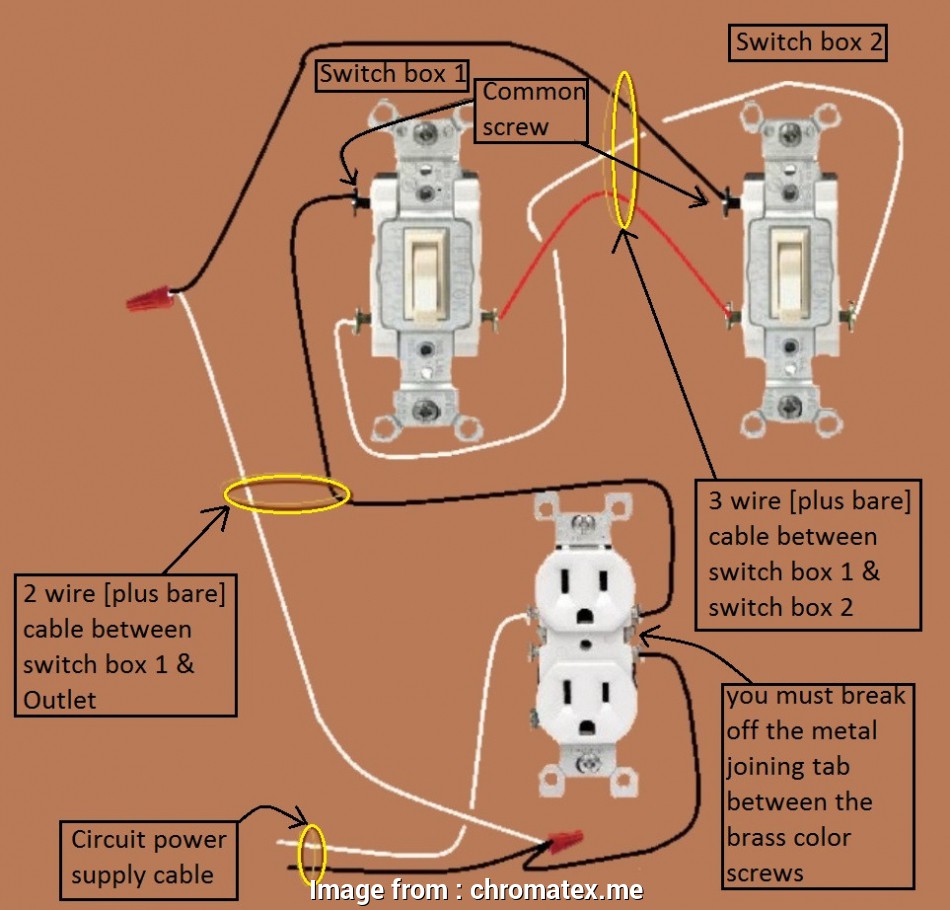 One Way Light Switch Diagram