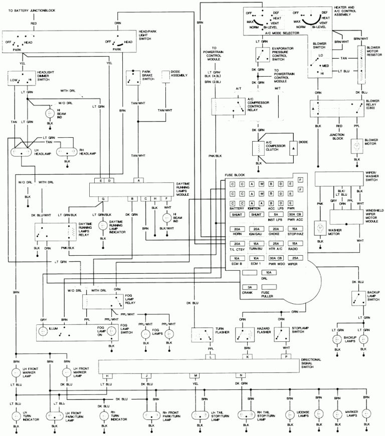 1985 Chevy Truck Blower Motor Wiring Diagram