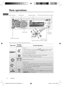 PDF manual for JVC Car Receiver KDR610