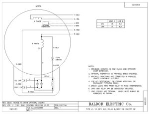 baldor l1408t capacitor wiring diagram