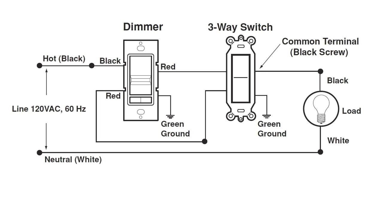 Leviton 3-Way Combination Switch Wiring Diagram