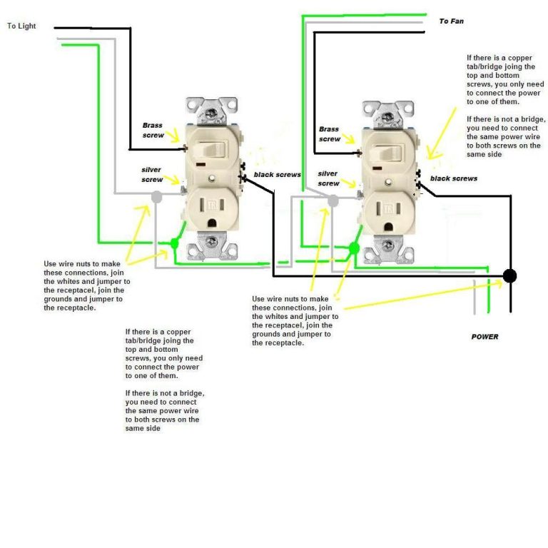 Wiring A Switch Outlet Combo
