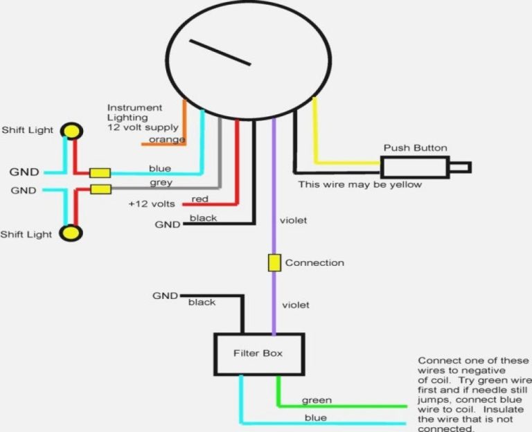 Aftermarket Tach Wiring Diagram