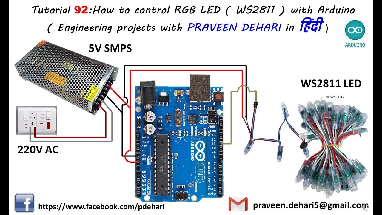 Wiring The Cable Ws2811 Arduino Wiring