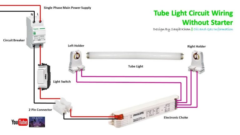 Electronic Choke Circuit Diagram For 36W Tube Light
