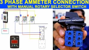 3 Phase Ammeter Selector Switch Wiring Diagram Diagram Sketch