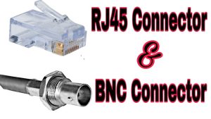 RJ45 Connector & BNC Connector Explain in hindi YouTube