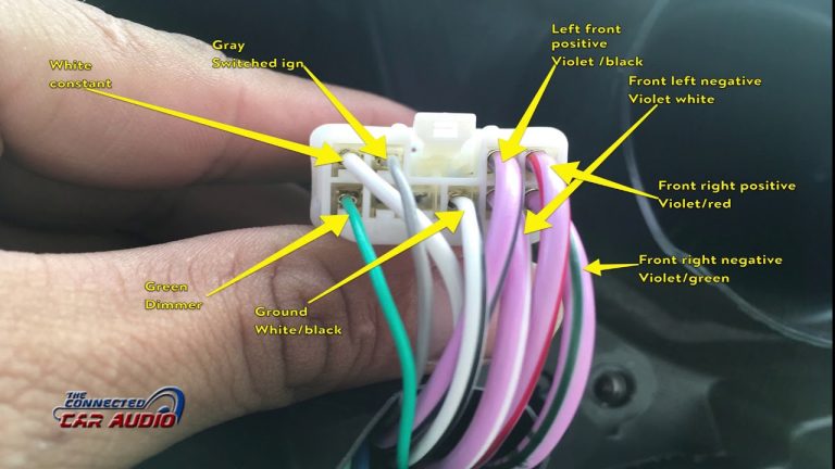 2005 Toyota Camry Stereo Wiring Diagram