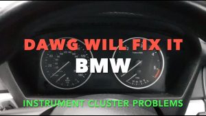 BMW Instrument Cluster Problems Dashboard Lights Failure YouTube