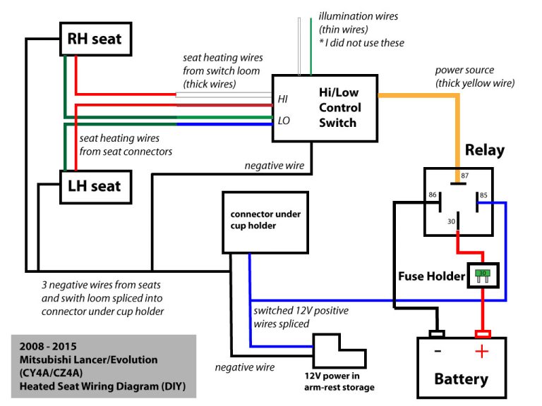 Heated Seat Wiring Diagram
