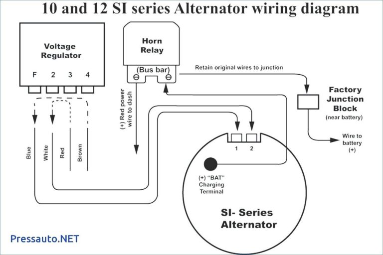 Alternator Charging System Wiring Diagram