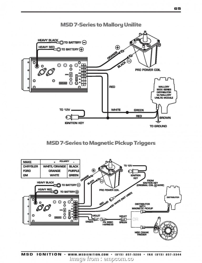 Msd 6Al Wiring Diagram Ford Tfi