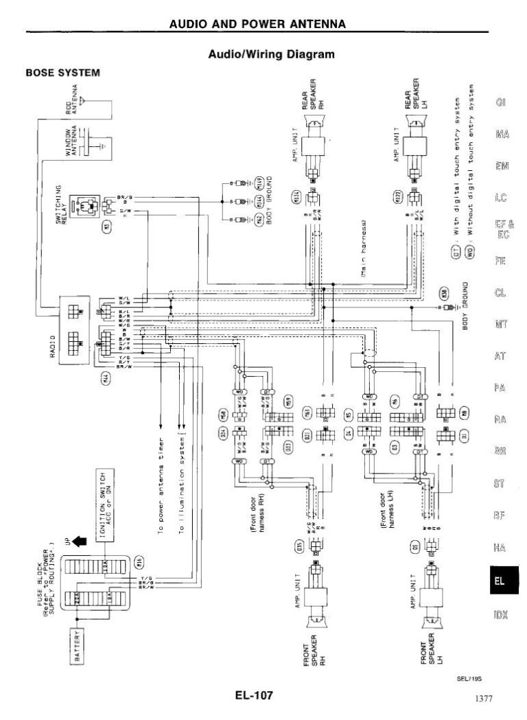 98 Nissan Altima Radio Wiring Diagram
