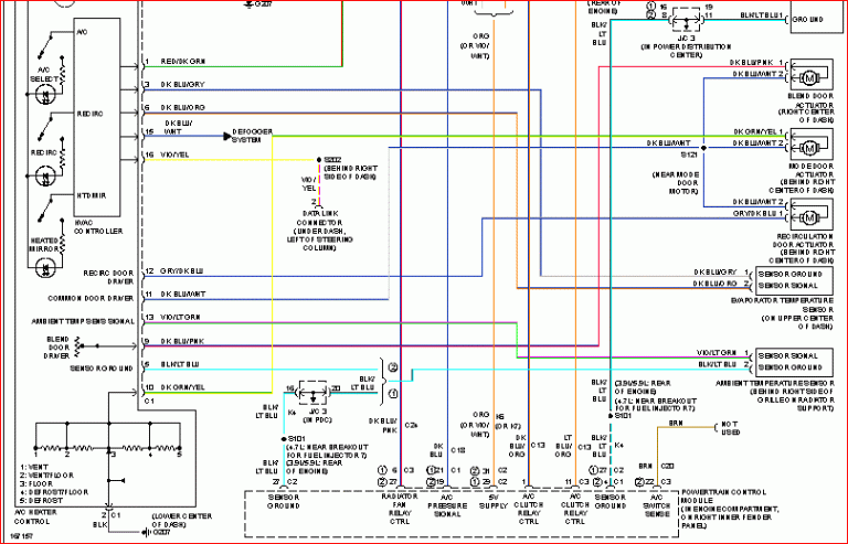 2001 Dodge Dakota Trailer Wiring Diagram