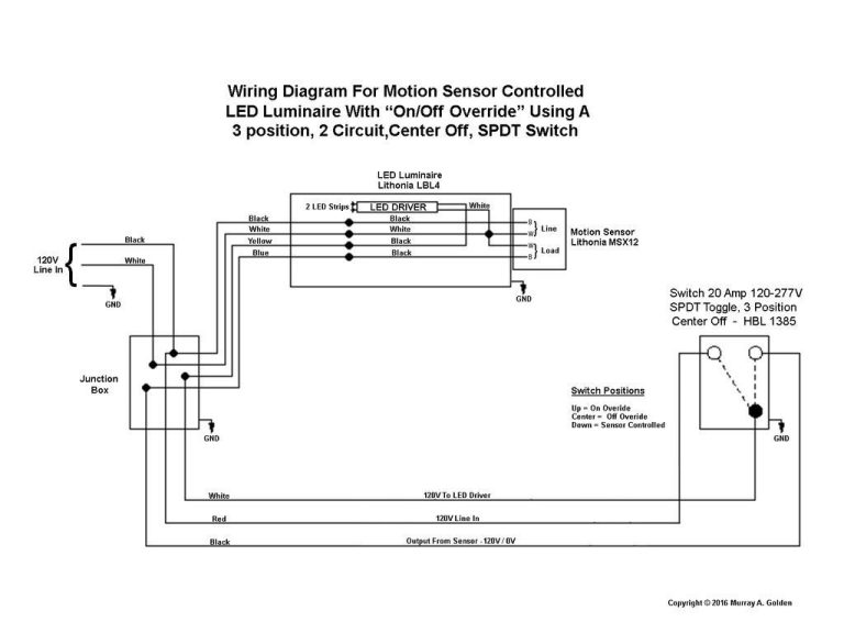 Motion Detector Wiring Diagram