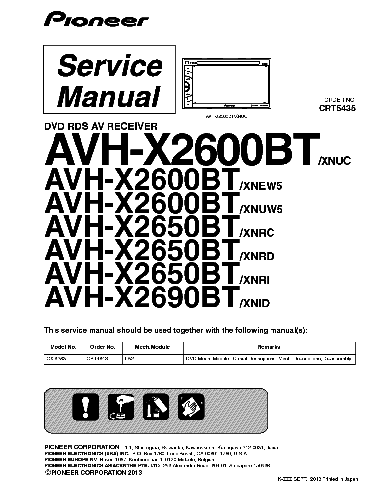 Avh X2800Bs Wiring Diagram