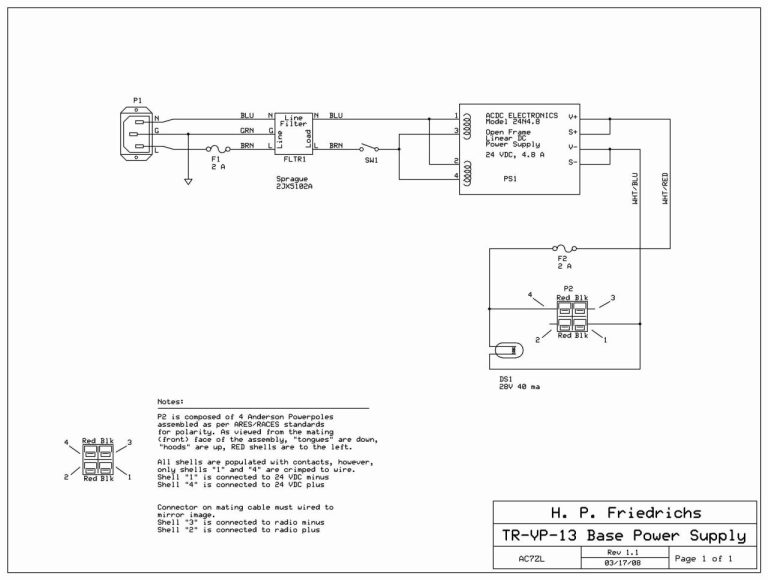 Escort Power Cord Wiring Diagram