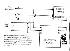 Roto Phase Converter Wiring Diagram Free Wiring Diagram