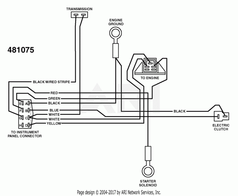 Garden Tractor 5 Prong Ignition Switch Wiring Diagram