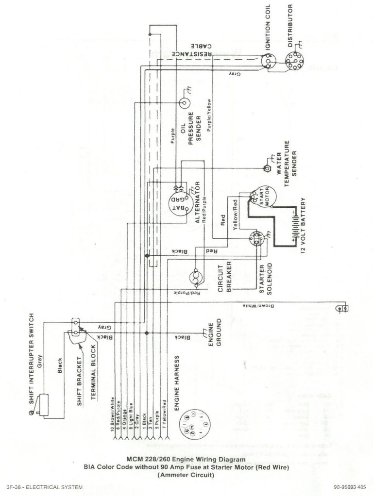 Mercruiser 470 Alternator Conversion Wiring Diagram