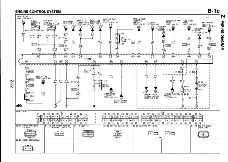 Mazda Protege Radio Wiring Diagram