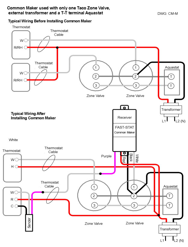 Taco 3 Wire Zone Valve Wiring Diagram