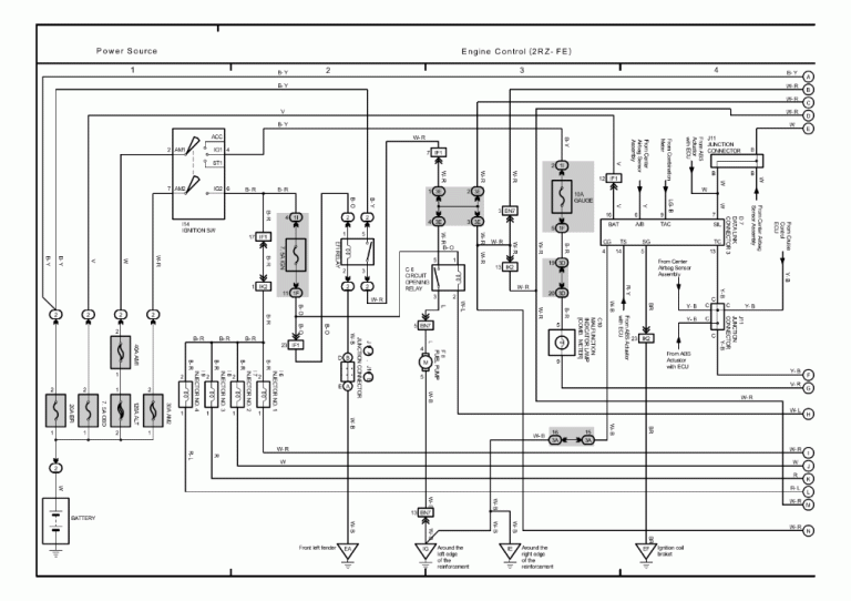 2001 Toyota Tacoma Stereo Wiring Diagram