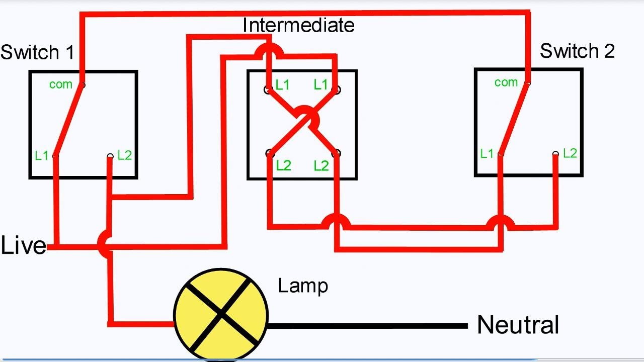 ThreeWay Switch Diagram For Dummies Printable Diagram Printable