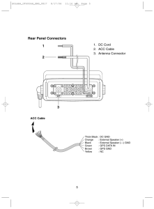 Rear panel connectors 3 1 Uniden Solara DSC User Manual Page 7 / 32