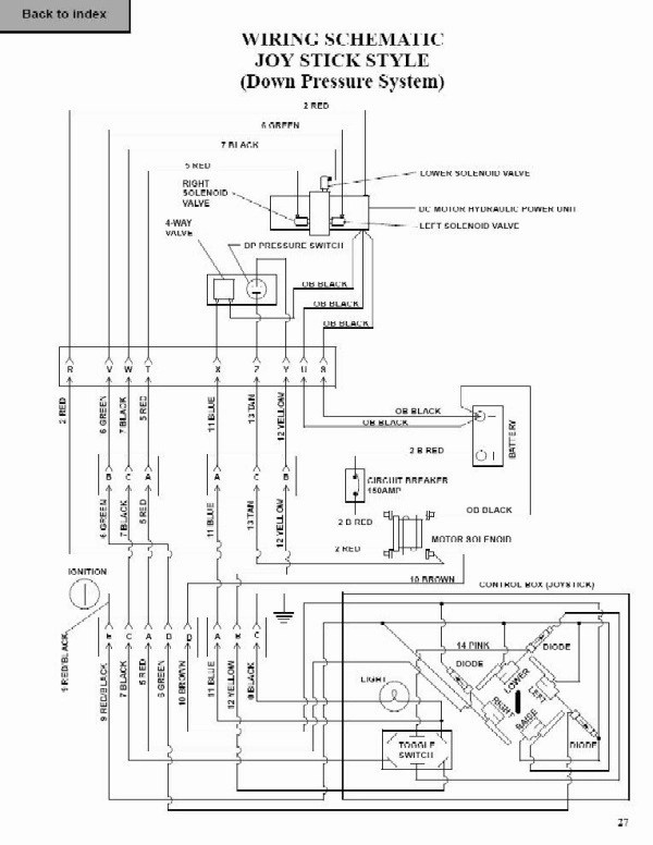 Sno Way Plow Control Wiring Diagram