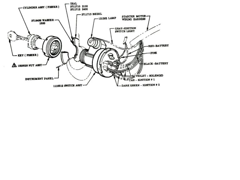 1957 Chevy Truck Ignition Switch Wiring Diagram