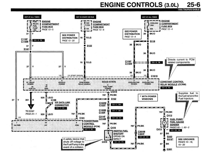 2004 Ford Taurus Radio Wiring Diagram
