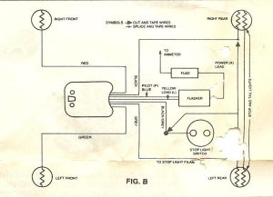 simple wiring diagram turn signal flasher