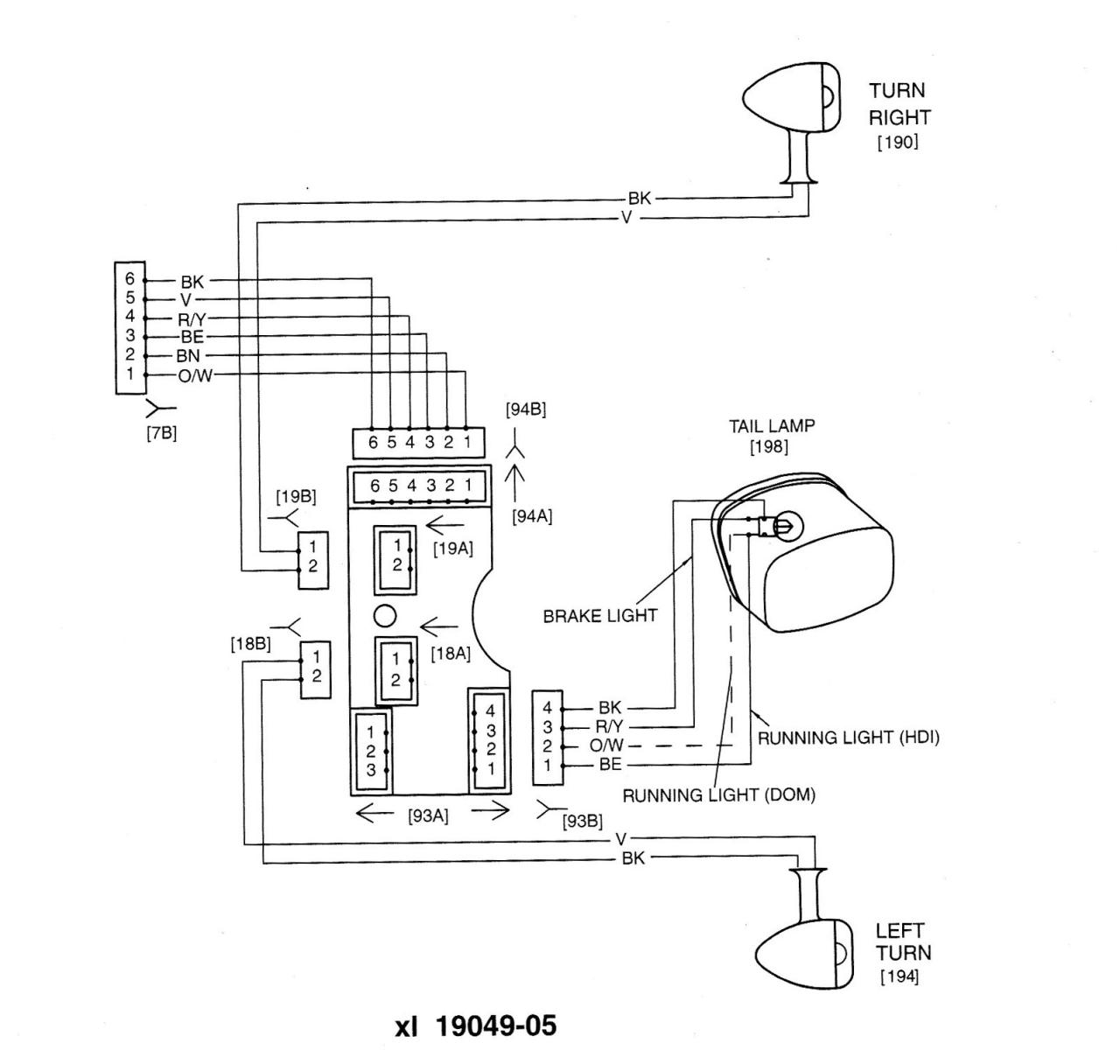 2020 Street Glide Tail Light Wiring Diagram Wiring View and