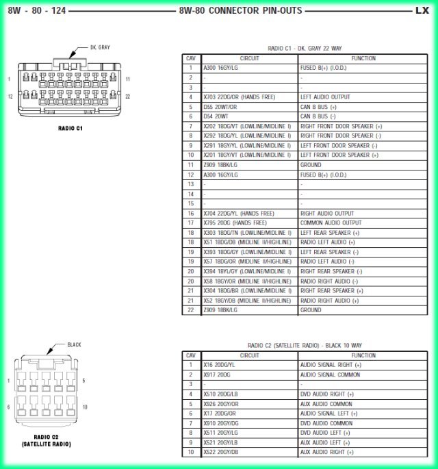 2005 Chrysler Pacifica Factory Amp Wiring Diagram