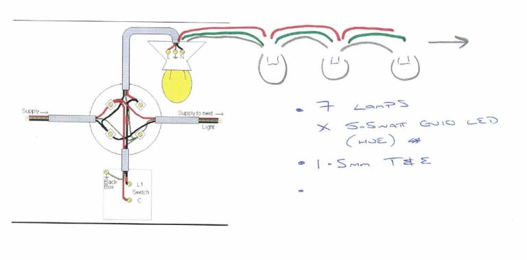 240V Led Downlight Wiring Diagram Uk