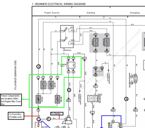 toyota 4runner wiring diagram amplifier